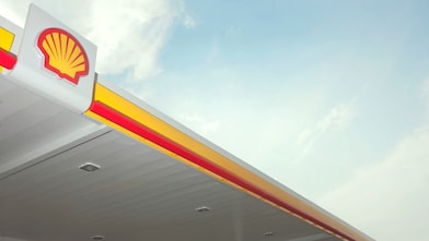 Cabecera de una Estación de Servício Shell